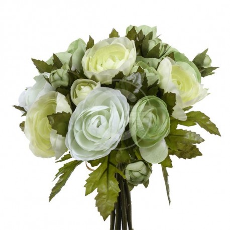 BOUQUET MINI RANUNCOLI X 10 25 CM RA009