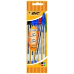 BLISTER BIC CRISTAL ASSORTITO 5 COLORI