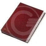 CLASSIFICATORE A-Z 640/E 24X34 ROSSO