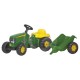 ROLLYKID JOHN DEERE CON RIMORCHIO