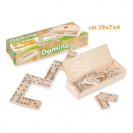 DOMINO IN LEGNO APRIBILE