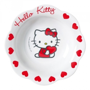 PIATTO FONDO D.20,5 CM.HELLO KITTY S.H.