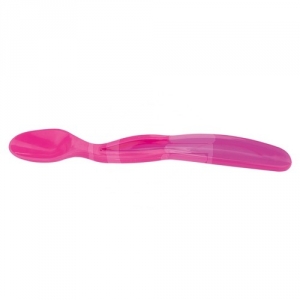 2 CUCCHIAI SILICONE - ROSA 118753