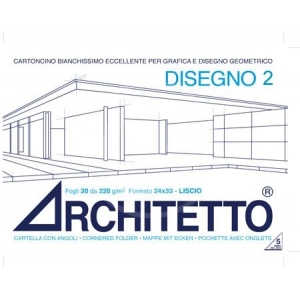 CARTELLA ARCHITETTO 2 33X48 RUVIDA 10FG