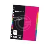 DIVISORIO PPL FLUO TINTA UNITA 6 TASTI