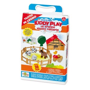 KIDDY PLAY FATTORIA LEGNO 30PZ