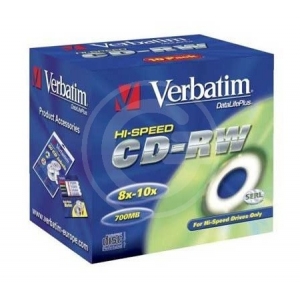 CD-RW VERBATIM 43148 JEWEL CASE