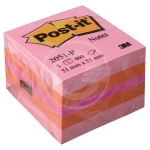 MINI CUBO POST-IT 2051P 34562 ROSA MEL