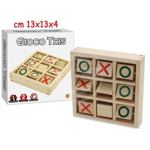 GIOCO TRIS IN BOX DA VIAGGIO  CM 12X12X3