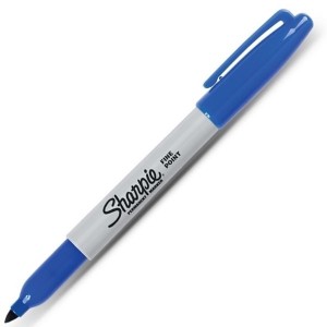 PENNARELLO MARKER SHARPIE BLU F