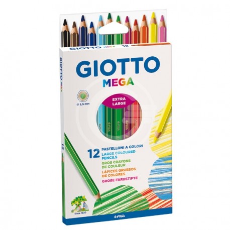 PASTELLI MEGA GIOTTO 12PZ