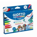 PENNARELLO GIOTTO DECOR TEXTILE 6 PZ