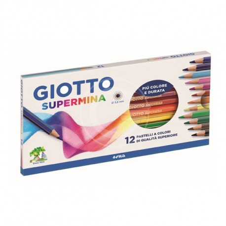 PASTELLI GIOTTO SUPERMINA 12 PZ