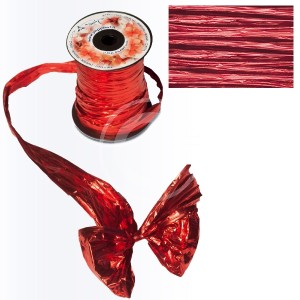 NASTRO DECOR METALLIZZATO ROSSO