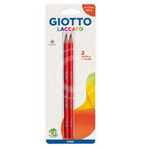 BLISTER 2 GIOTTO LACCATO ROSSO