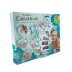 CREATIVE TATTOO 5 FOGLI+PENNELLO+GLITTER
