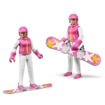 SNOWBOARDER (FEMMINA) CON ACCESSORI