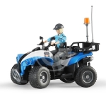 QUAD POLIZIA CON POLIZIOTTA E ACCESSORI