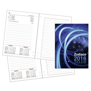 BLOCCO CALENDARIO TAVOLO  ZODIACO