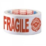 ROTOLO ADESIVO PVC 66X50 FRAGILE BIANCO