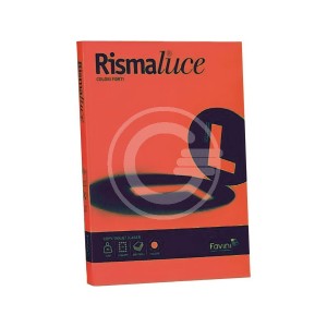 RISMA LUCE 200GR 50FG. A4 ROSSO SCAR.