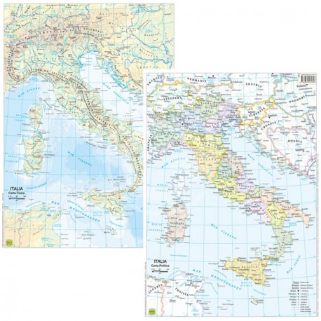 CARTA GEOGRAFICA ITALIA