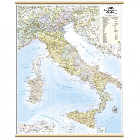 CARTA GEOGRAFICA ITALIA