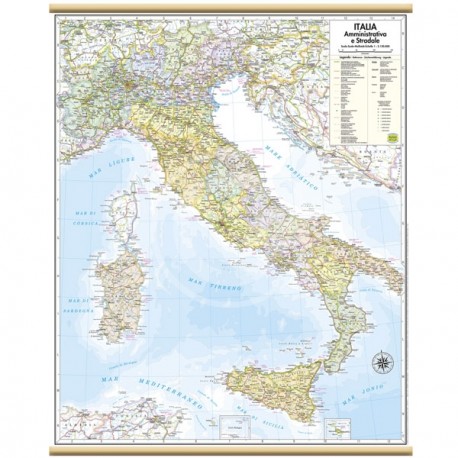 CARTA GEOGRAFICA ITALIA