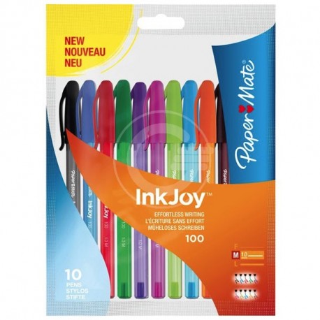 BLISTER 10 INKJOY 100 STICK COLORI ASSOR