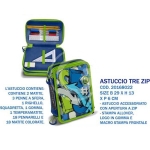 ASTUCCIO PIENO 3 ZIP HASHTAG