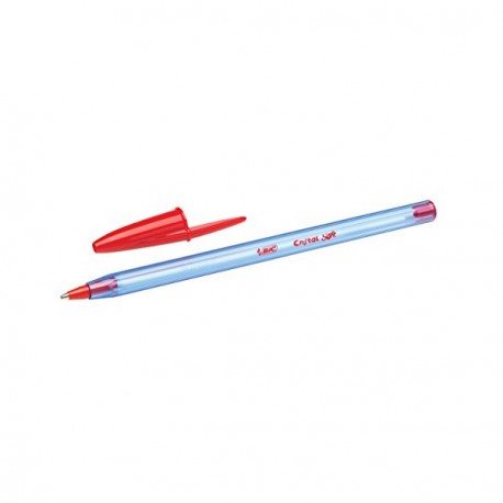 PENNA SFERA BIC CRISTAL SOFT  ROSSO