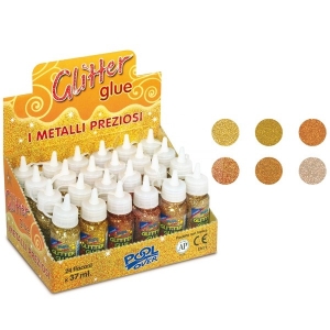 COLLA GLITTER METALLI PREZIOSI CONF. 24