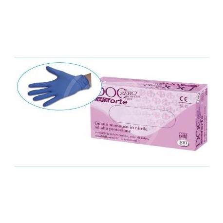 100 GUANTI NITRILE AZZURRO XL/9