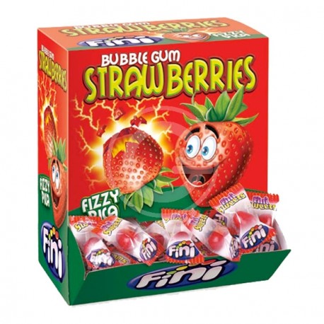 ESPOSITORE 200 CHEWING GUM STRAWBERRIES