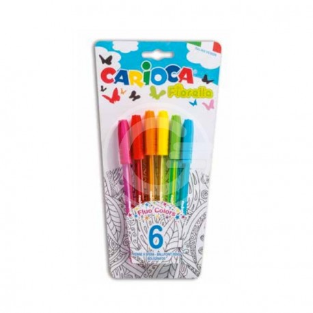 PENNA SFERA FIORELLA BLISTER 6 PZ