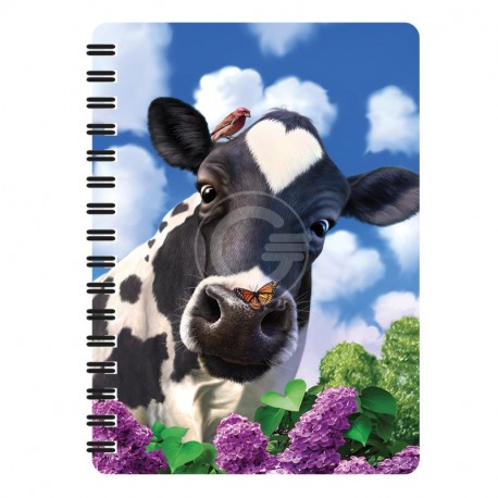 3D LIVELIFE JOTTERS - CURIOUS COW