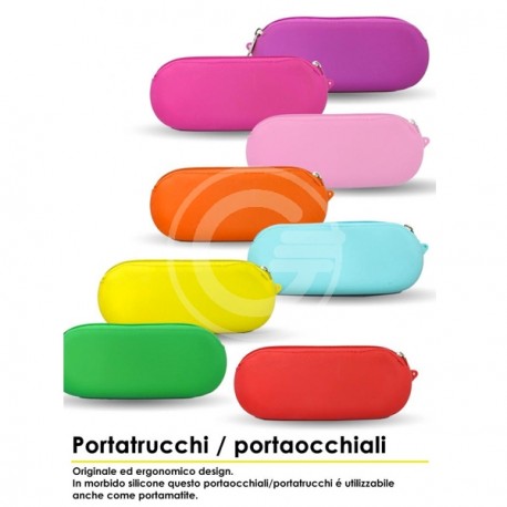 PORTATRUCCHI/OCCHIALI IN SILICONE