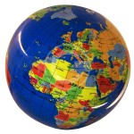 PALLONE GONFIABILE GLOBO GEOGRAFIC 30CM.