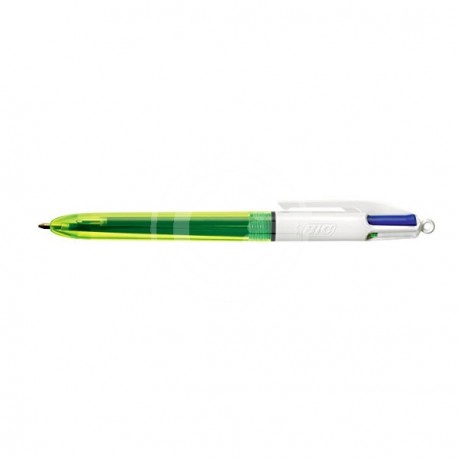 PENNA A SFERA 4 COLORI  FLUO BIC 1MM