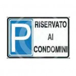 SEGNALE ADESIVO  RISERVATO CONDOMINI