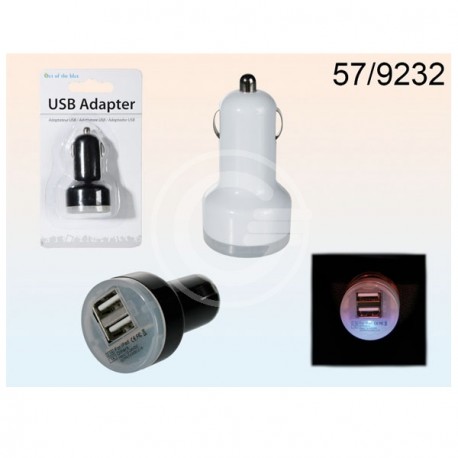 ADATTATORE USB LUMINOSO PER ACCENDISIGAR