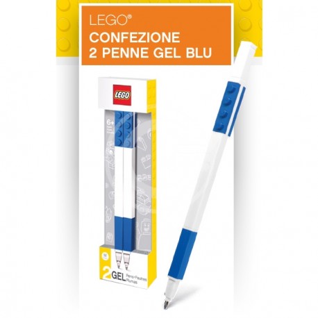 PENNA GEL PEN BLU LEGO CONF. 2 PZ