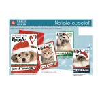 CONF 12PZ  BIGLIETTI NATALE CUCCIOLI