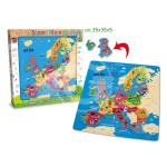 SCOPRI L'EUROPA PUZZLE LEGNO 17PZ