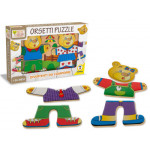 PUZZLE ORSETTI FUNNY IN LEGNO 24PZ