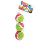 3 PALLE MINI TENNIS 4,5CM RETE