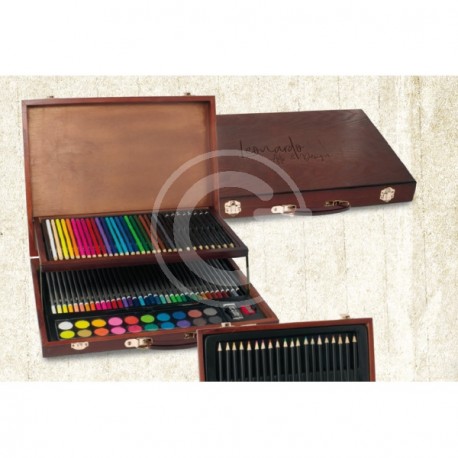 VALIGETTA LEGNO ART SETS 96 PZ