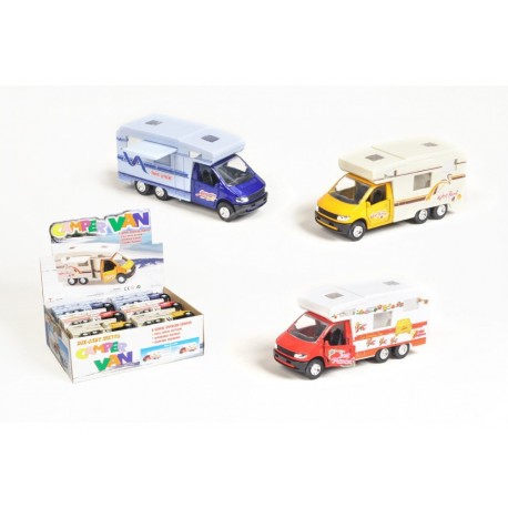 CAMPING CAR METALLO PLASTICA IN DISPLAY