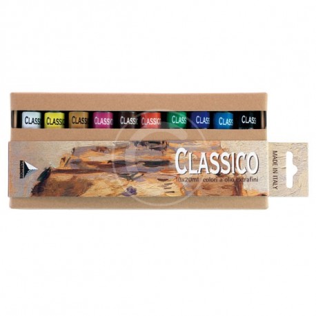 TEMPERA A OLIO 20 ML 10 COLORI ASSORT.