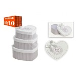 SET 3 SCATOLE FORMA CUORE